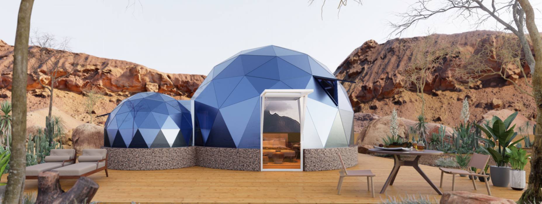 开化县球形智能光伏玻璃星空房